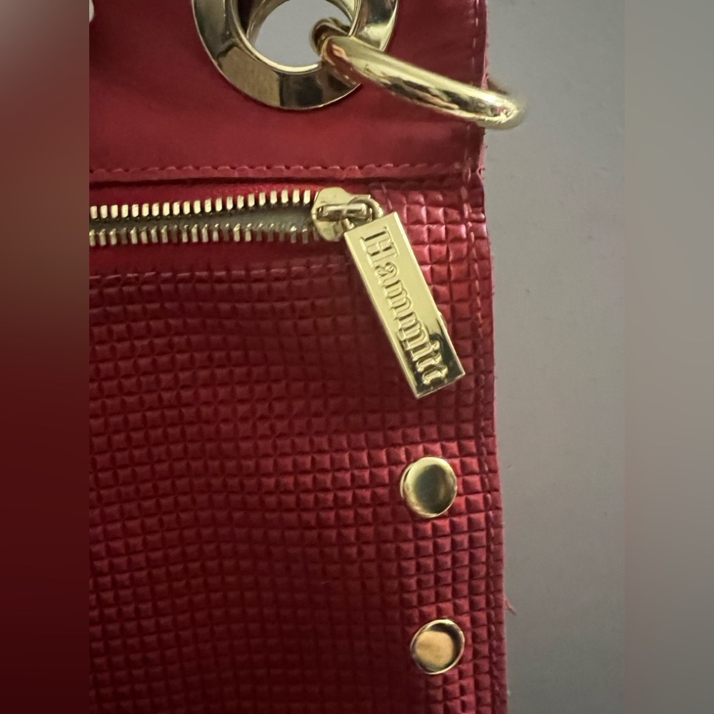 ❌SOLD❌ Hammitt Red Montana w/embossed pattern Leather Shoulder Bag. - Picture 1 of 2